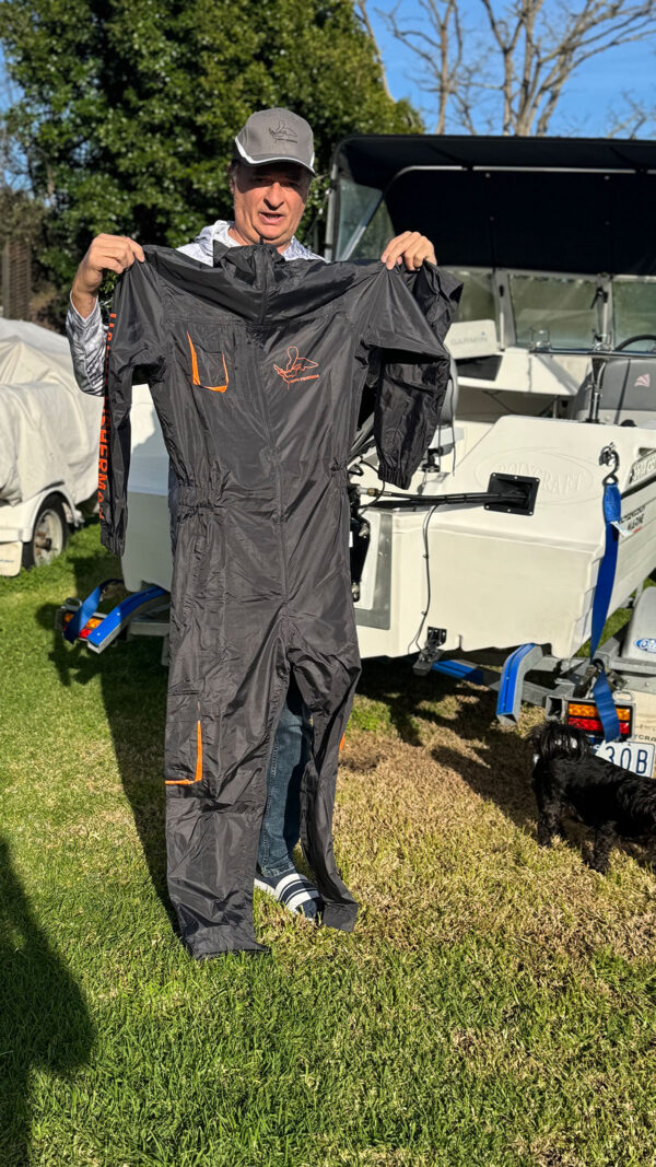 Happy Fisherman Overall